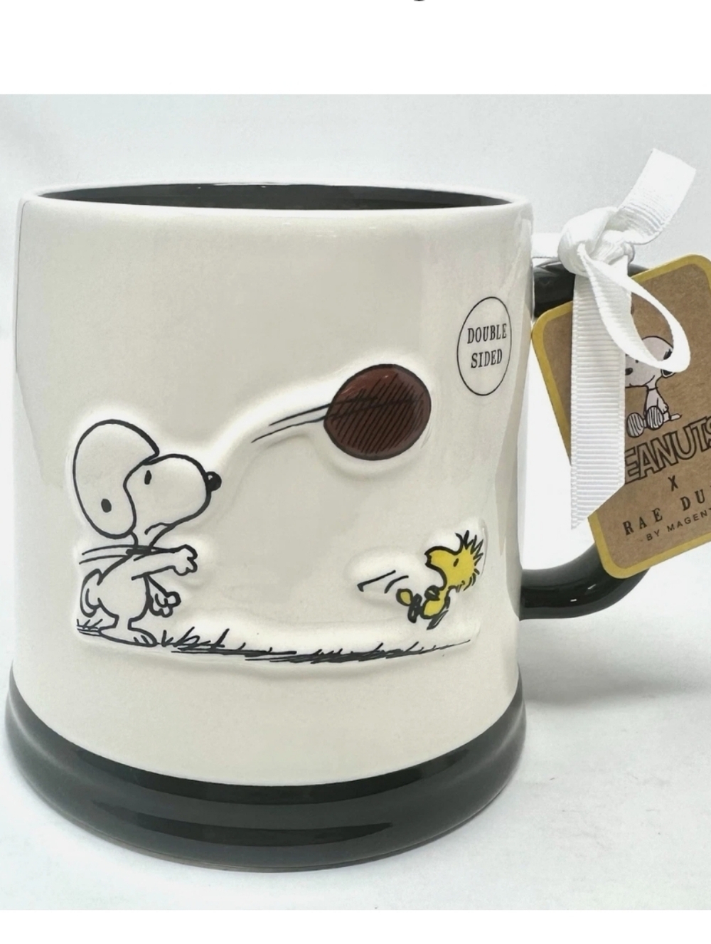 Rae Dunn Peanuts Mug with Black Interior & Base
